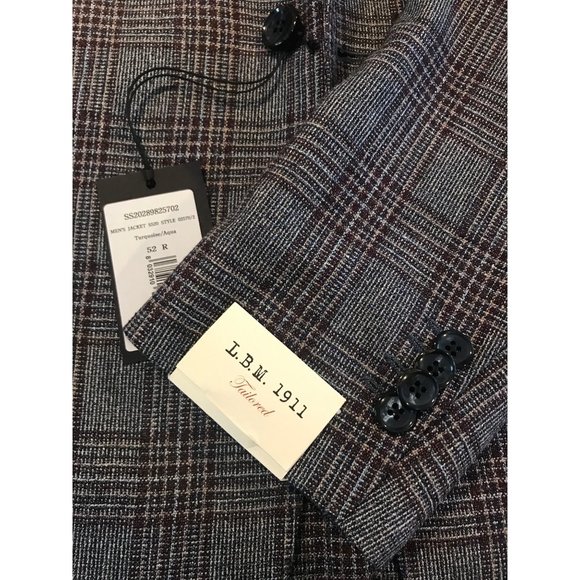LBM 1911 Silk Plaid Blazer Jacket - Picture 8 of 12